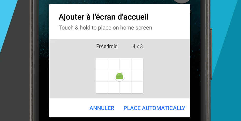 Android O dispose d'une API pour ajouter des widgets sur le launcher depuis une application Android O permet d'ajouter des widgets sur le launcher depuis une application